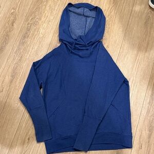 Zella Blue cowl neck hoodie
